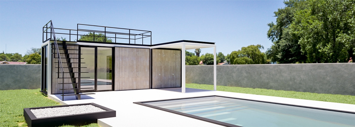 Pool House modulable espace de vie extérieur